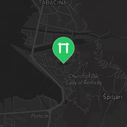 Map showing where Dobrota - Calisthenics Gym - Plagente is