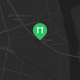 Map showing where Elizovskoe - Calisthenics Park - Холкам is