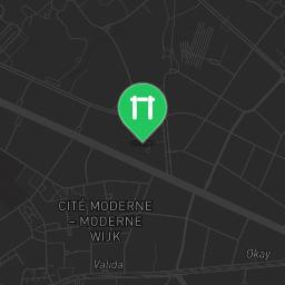 Map showing where Brussels - Calisthenics Equipment - Marais de Ganshoren is