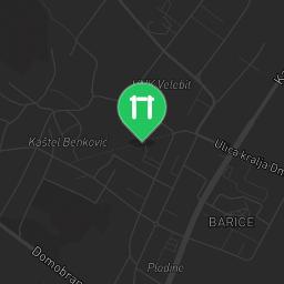 Map showing where Palestra Gym calisthenics park is