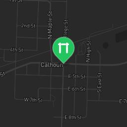 Map showing where Fitness Court Myer Creek Park - Calisthenics Park McLean County, KY - National Fitness Campaign is