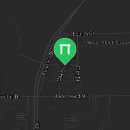 Map showing where Outdoor fitness training - Flowood - Calisthenics workout is