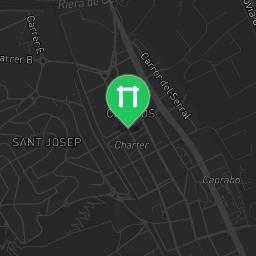 Map showing where Outdoor Fitness Sant Vicenç dels Horts is