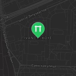 Map showing where Moscow - Aire de Fitness - Улица Молостовых is