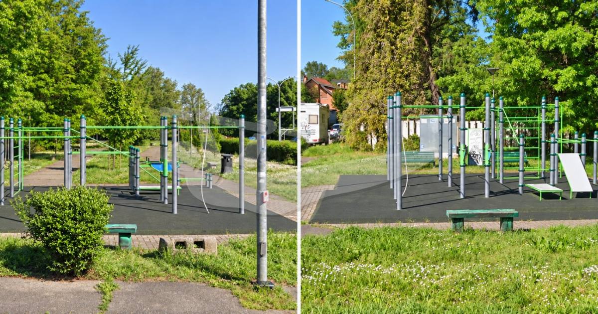 Calisthenics equipment Peschiera Borromeo — outdoor calisthenics spot in Milan