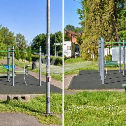 Map showing where Calisthenics equipment Peschiera Borromeo is