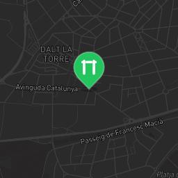 Map showing where Torredembarra - Calisthenics Park - Passeig de Rafael Campalans is