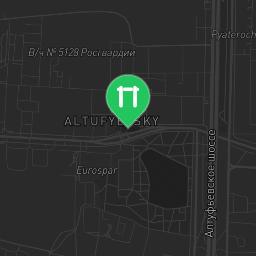 Map showing where Moscow - Calisthenics Gym - Ш Алтуфьевское is