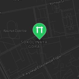 Map showing where Moscow - Fitness Park - Стадион «Крылья Советов» is
