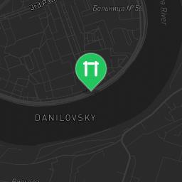 Map showing where Moscow - Street Workout Park - Дербеневская Улица is