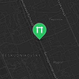 Map showing where Moscow - Fitness Park - Бескудниковский 2/3 is