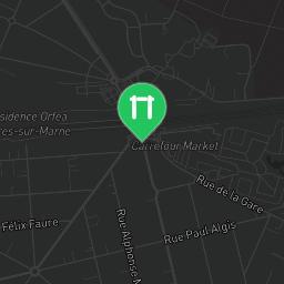 Map showing where Parc de street workout Vaires sur Marne is