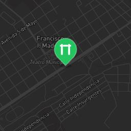 Map showing where Outdoor Fitness Francisco I. Madero is