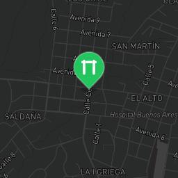 Map showing where Outdoor Gym Buenos Aires is