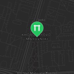 Map showing where Moscow - Outdoor Gym - Бульвар Генерала Карбышева is
