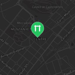 Map showing where Bodyweight fitness - Castelldefels - Calisthenics workout is