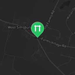 Map showing where Simsbury Farm Fitness Trail is