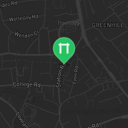 Map showing where Bodyweight gym - Harrow - Calisthenics workout is