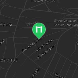 Map showing where Bakhchysarai - Calisthenics Gym - Администрация Бахчисарайского Района Республики Крым is