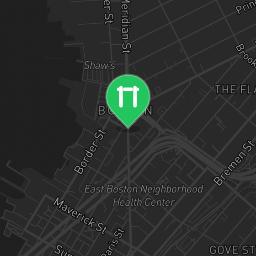 Map showing where Boston - Outdoor Exercise Gym - Central-Maverick Square is