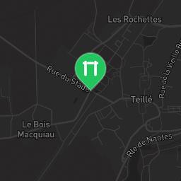 Map showing where Bodyweight gym - Teillé -  - Calisthenics workout is