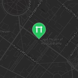 Map showing where Poltava - Street Workout Park - Общежитие #4 ПУЭТ is