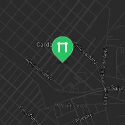 Map showing where Outdoor fitness training - Cárdenas - Calisthenics workout is
