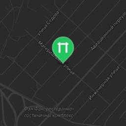 Map showing where Omsk - Outdoor Pull Up Bar - пр-т Комарова, 15 is