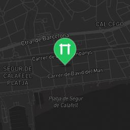 Map showing where INDOOR - Calafell - Spartans Calisthenics Academy - Barmania.Pro is
