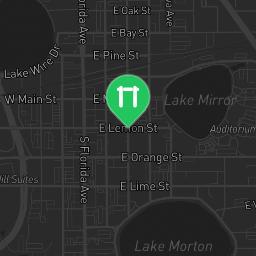 Map showing where Lakeland - Florida - Fitness Trail - Lake Parker Park is