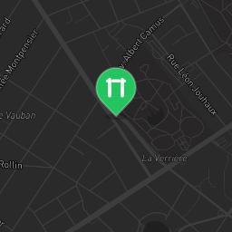 Map showing where Outdoor Gym Paris is