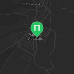 Map showing where Outdoor Fitness Valle de Abdalajís is