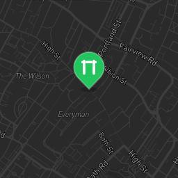 Map showing where Outdoor Gym Cheltenham is