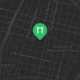 Map showing where Bodyweight workout - Franca - Calisthenics workout is