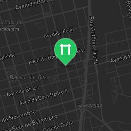 Map showing where Bodyweight workout - Araraquara - Calisthenics workout is
