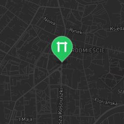 Map showing where Outdoor gym - Jasło -  - Calisthenics workout is