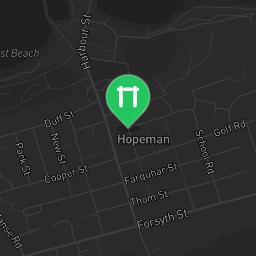Map showing where Hopeman Beach Outdoor Gym is