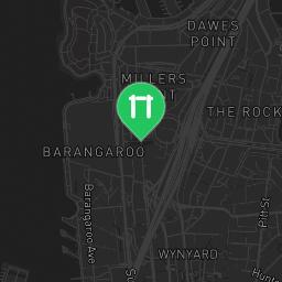 Map showing where Sydney - Street Workout Outdoor Gym - Harbour Bridge is