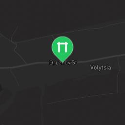 Map showing where Outdoor Gym Lviv is