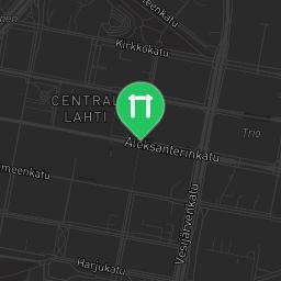 Map showing where Liipola outdoor gym is