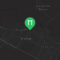 Map showing where Granzay-Gript - Outdoor Fitness Trail is