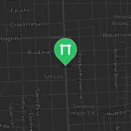 Map showing where Bodyweight training - Tunuyán - Calisthenics workout is
