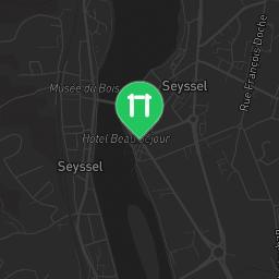 Map showing where Outdoor Gym Seyssel is