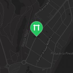 Map showing where Vila-seca - Calisthenics Park - La Pineda is