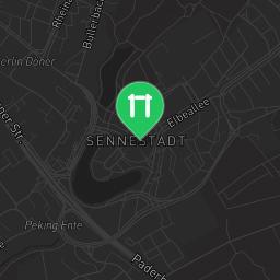 Map showing where Bielefeld - Pull up bar - Sennestadt is