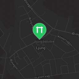 Map showing where Bodyweight gym - Ljung -  - Calisthenics workout is