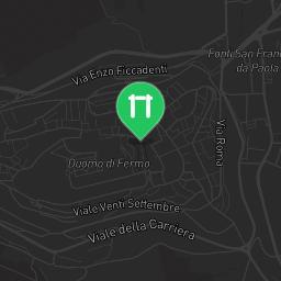 Map showing where Fermo - Calisthenics Park - Via Giovanni Agnelli is