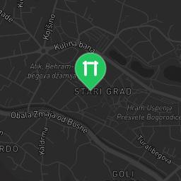 Map showing where Tuzla - Street Workout Equipment - Slatina is