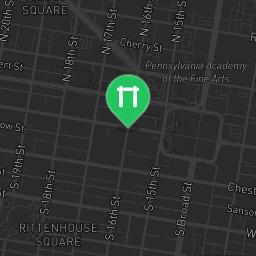 Map showing where Outdoor Gym Philadelphia is