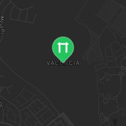 Map showing where Valencia/Santa Clarita CA , Paseo fit stations is